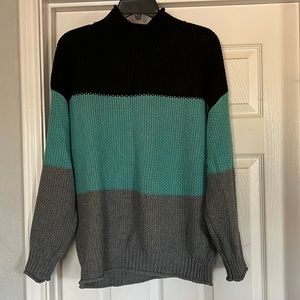 Amazon Color Block Sweater